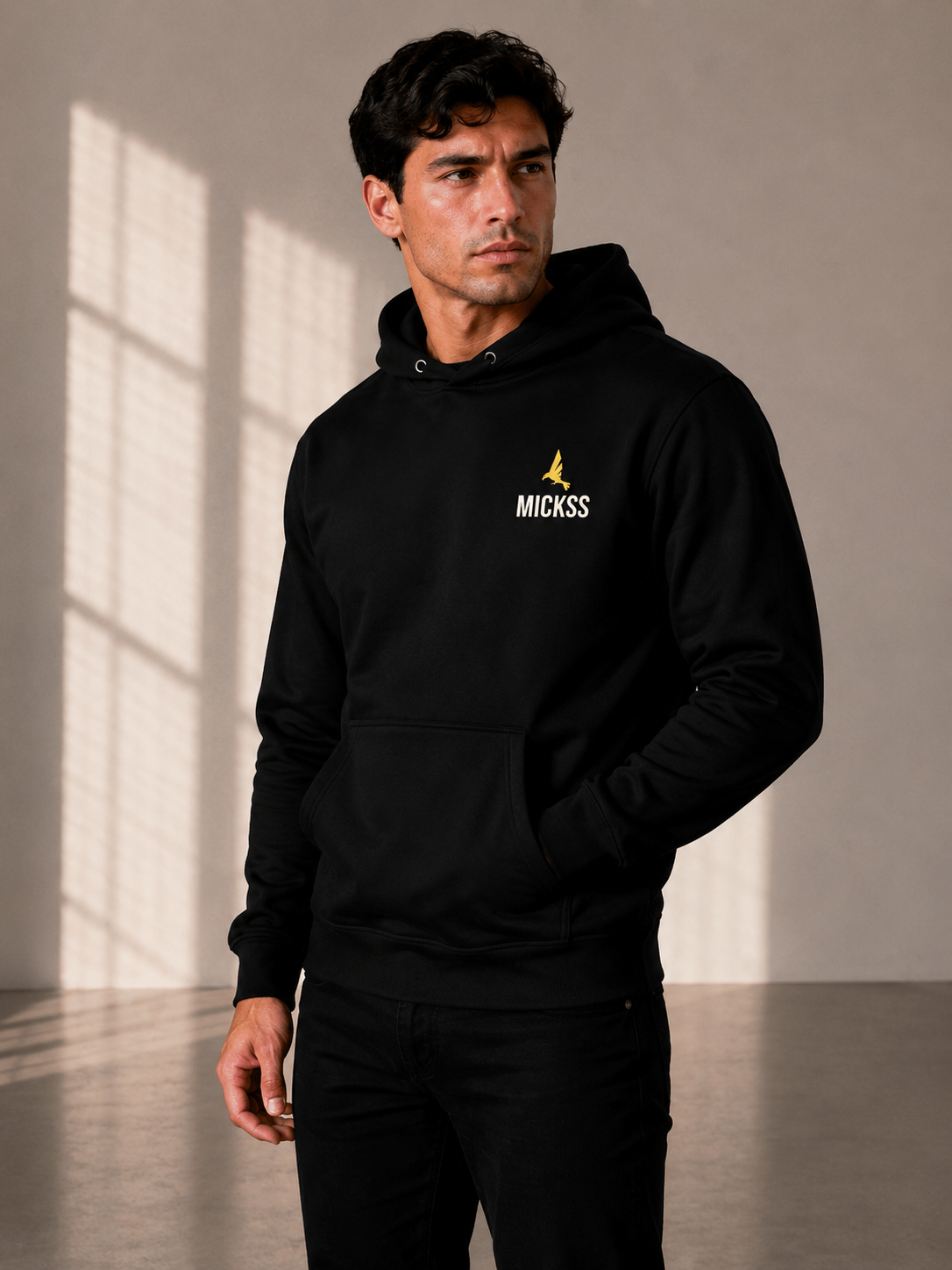 Premium Hoodie voor Heren – Zwart