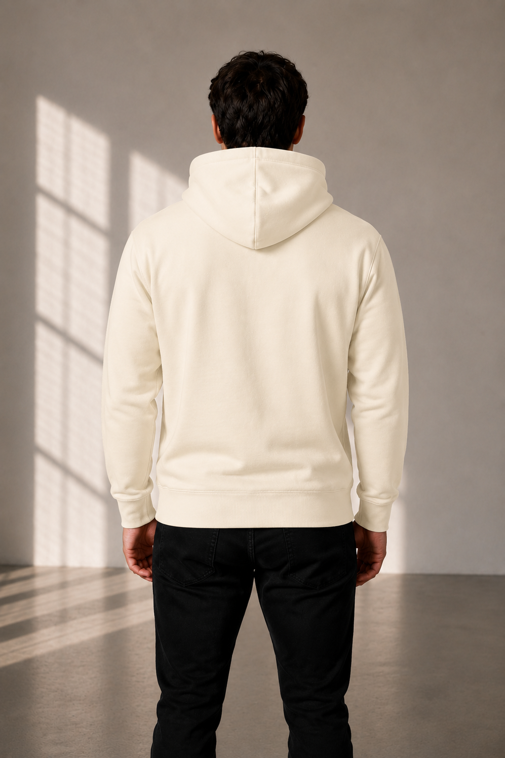 Premium Hoodie voor Heren – Beige