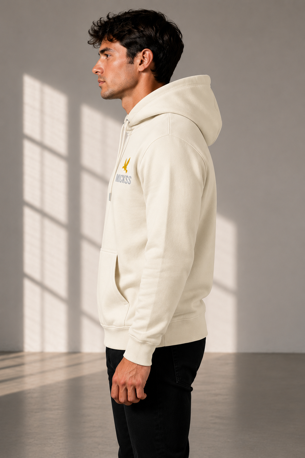 Premium Hoodie voor Heren – Beige