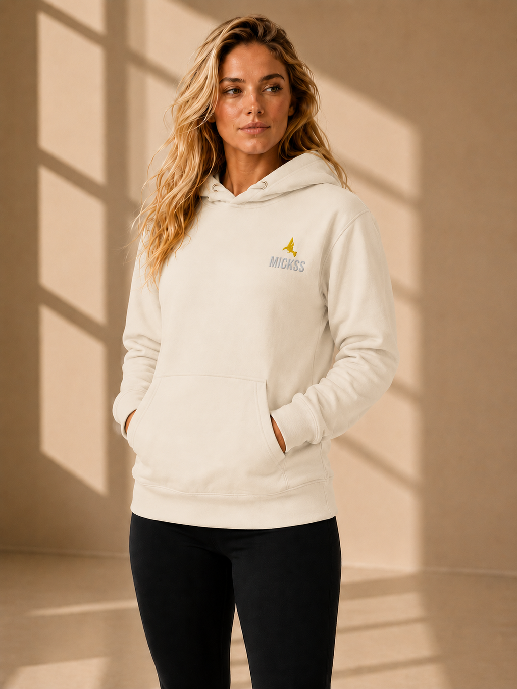 Premium Hoodie voor Dames – Beige