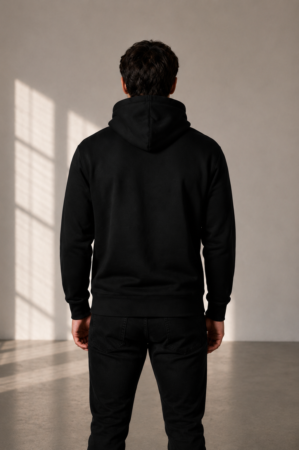 Premium Hoodie voor Heren – Zwart