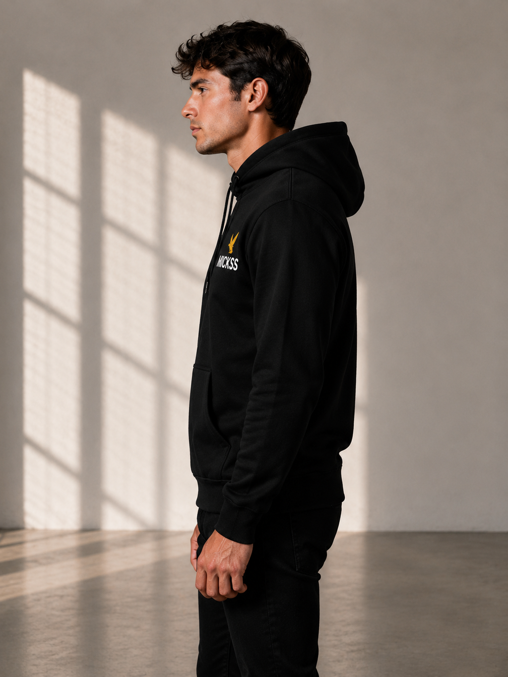 Premium Hoodie voor Heren – Zwart