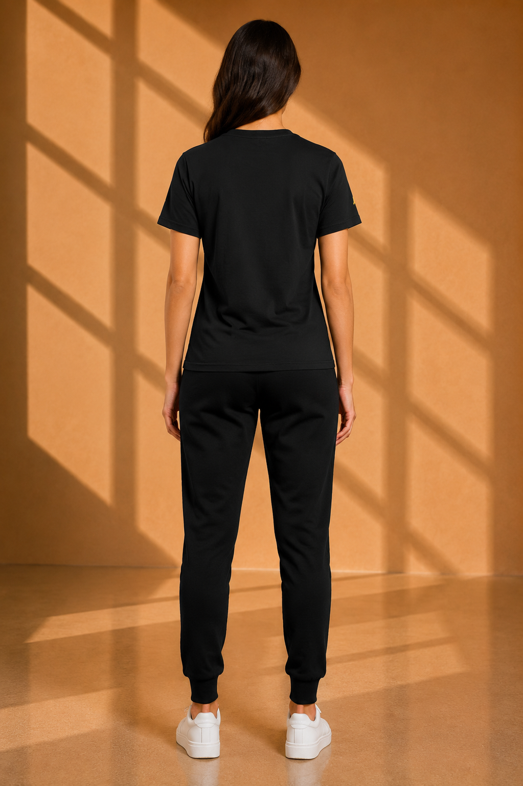 Essential Zwart Premium Katoenen Dames T-Shirt