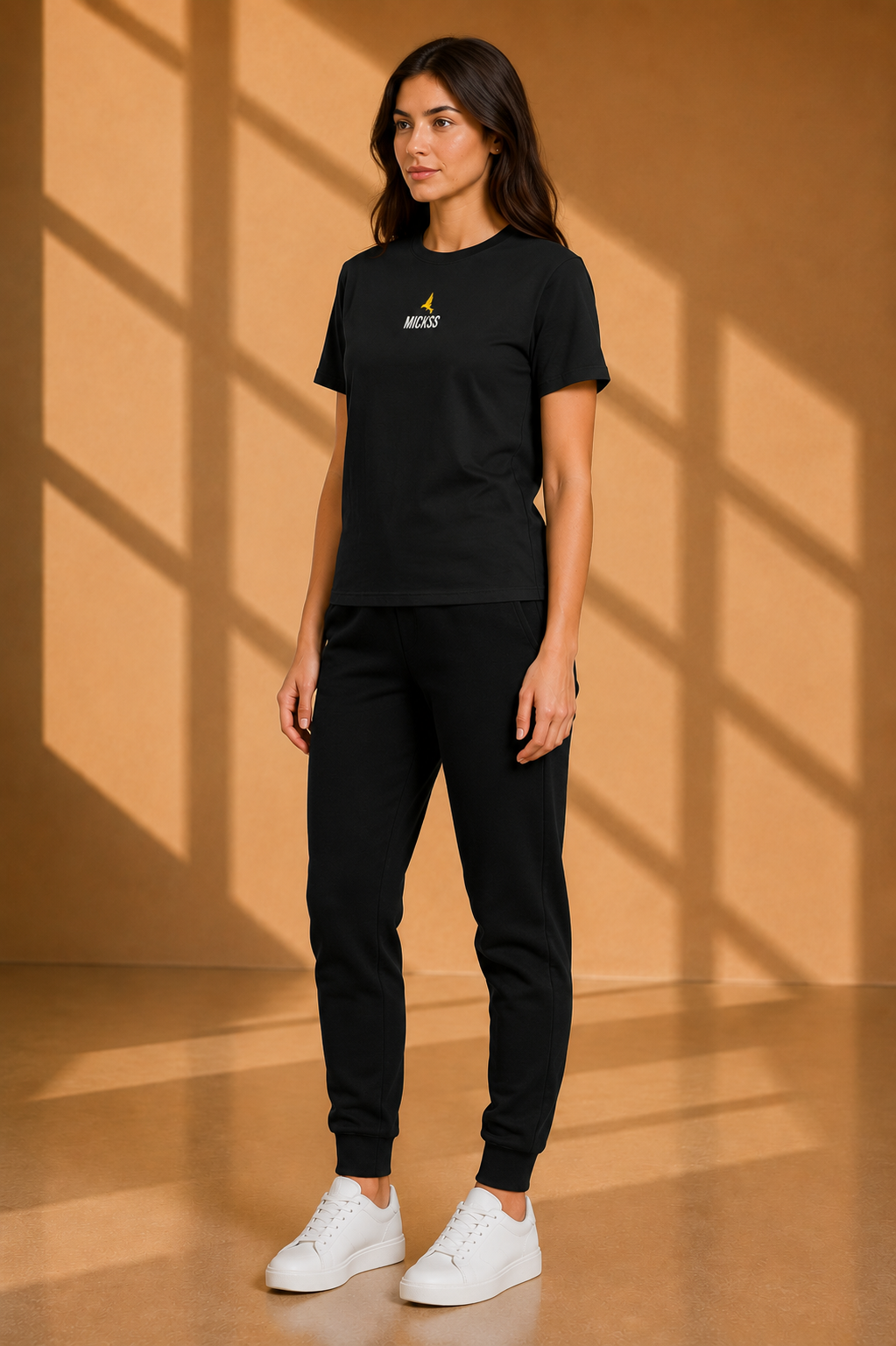 Essential Zwart Premium Katoenen Dames T-Shirt