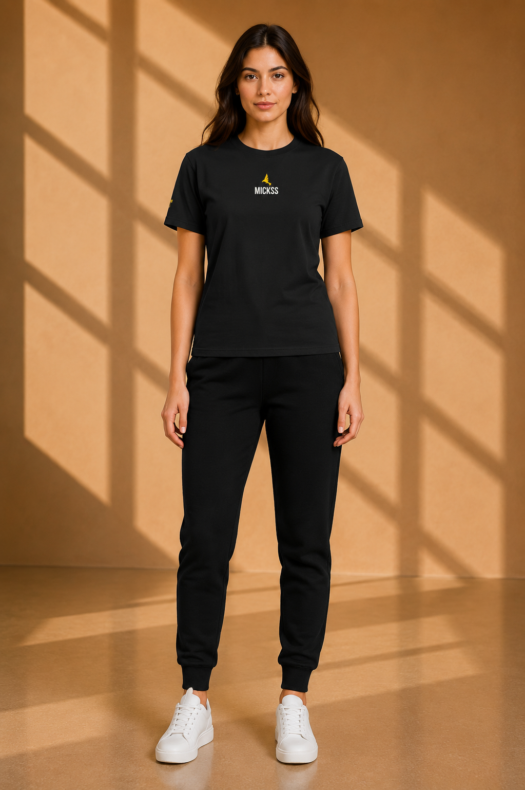 Essential Zwart Premium Katoenen Dames T-Shirt