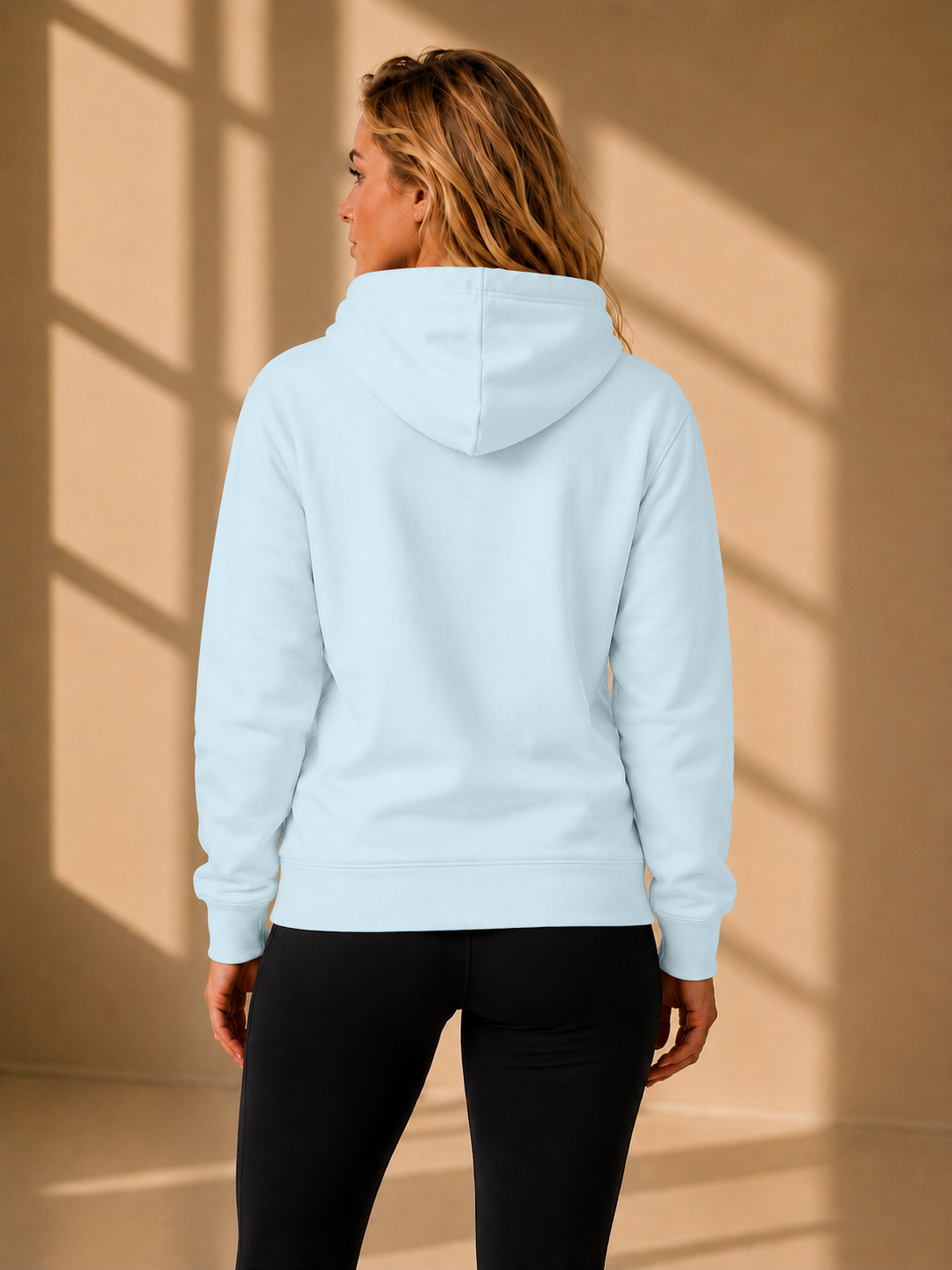 Premium Hoodie voor Dames – Lichtblauw