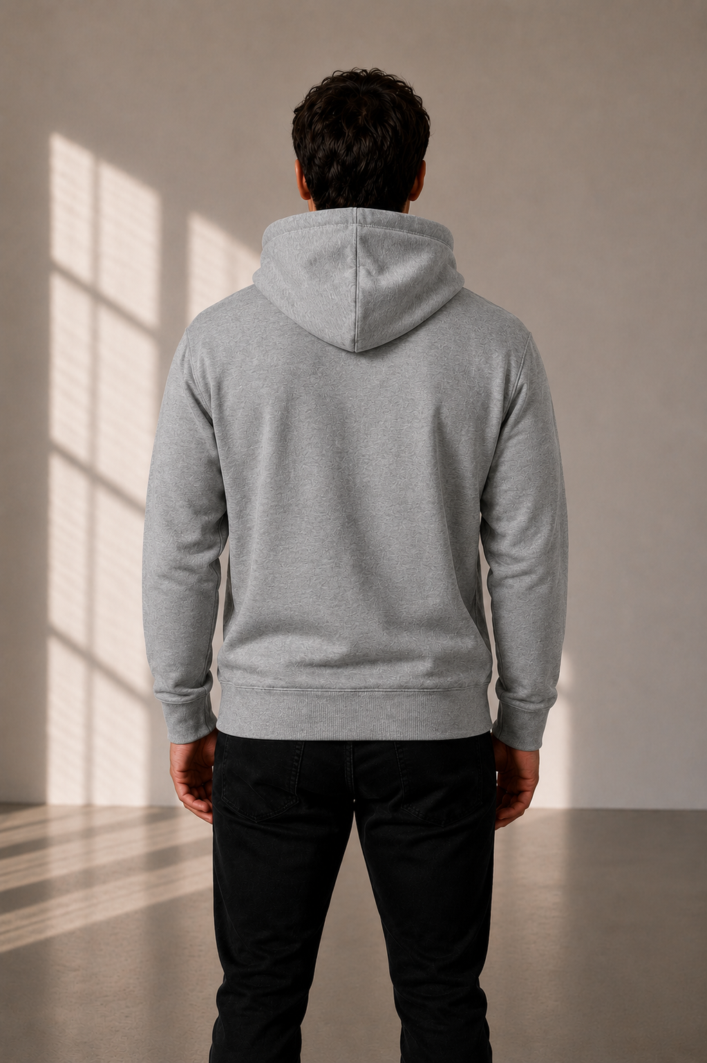 Premium Hoodie voor Heren – Grijs