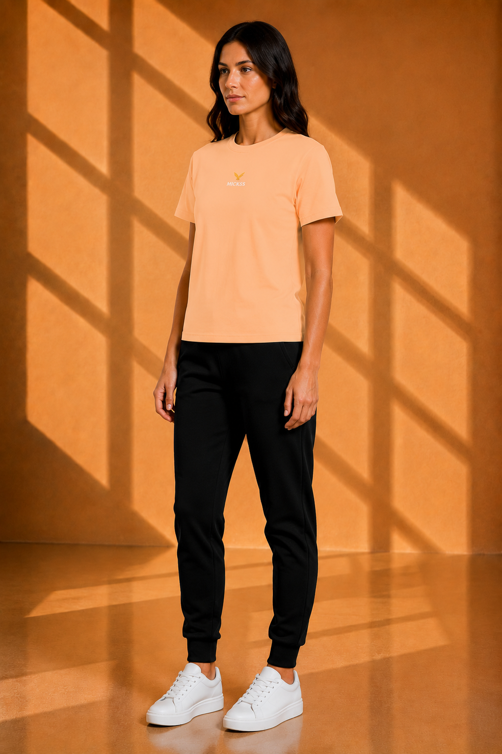 Essential Zand Premium Katoenen Dames T-Shirt